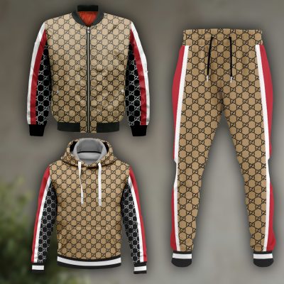 Limited Edition Combo GG Hoodie & Bomber Jacket & Pants - NMC1117C04