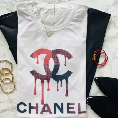 Chanel PLAID DRIP T-Shirt M0304001