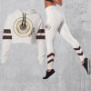Limited Luxury Womens Hoodie Crop Top and Leggings Set CRF+DDK-TDP1002C41