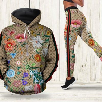 GG Flower Hoodie Leggings Luxury Brand Clothing Clothes Outfit For Women Luxury Women Outfit Trending 2026 – AF+DDK-TDP1002C71