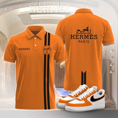 Luxury Combo Hermes Polo Matching AF1 Hot Sneaker 2026 - LXSTHA018402