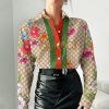 Gucci Women Long Sleeve Button Shirt | LXSTHA011233
