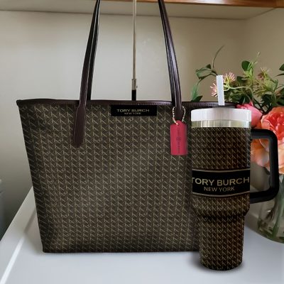 TORY BURCH HANDBAG & TUMBLER HOT TREND 2026 - LXSNMC0354014