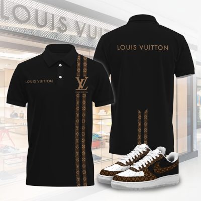 Luxury Combo LV Polo Matching AF1 Hot Sneaker 2026 - LXSTHA018403