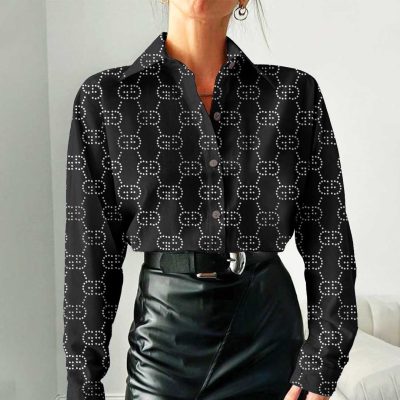 Gucci Women Long Sleeve Button Shirt | LXSTHA011224