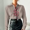 Gucci Women Long Sleeve Button Shirt | LXSTHA011226