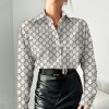 Gucci Women Long Sleeve Button Shirt | LXSTHA011231