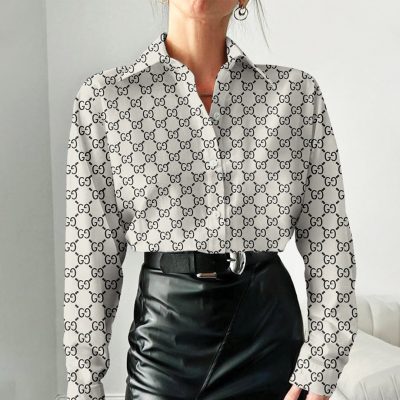 Gucci Women Long Sleeve Button Shirt | LXSTHA011231