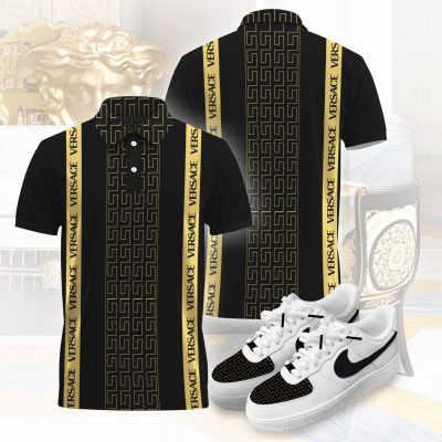 Luxury Combo Versace Polo Matching AF1 Hot Sneaker 2026 - LXSTHA018703