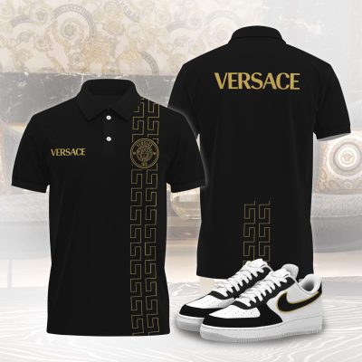 Luxury Combo Versace Polo Matching AF1 Hot Sneaker 2026 - LXSTHA018405