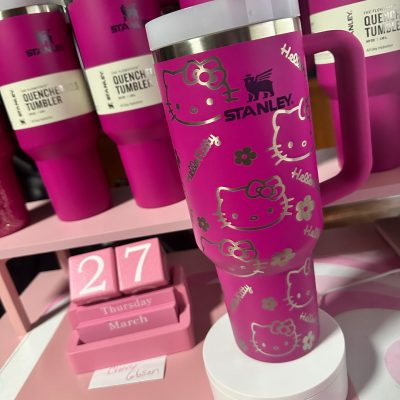 LV Engraved x HELLO KITTY Stanley Tumbler Hot Trend 2026 - LXSNMC18