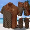 Luxury LV Combo Hawaiian Shirt, Short & Flip Flops SS2026 – LXSTHA018102