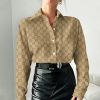 Gucci Women Long Sleeve Button Shirt | LXSTHA011235