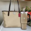 TORY BURCH HANDBAG & TUMBLER HOT TREND 2026 - LXSNMC035408
