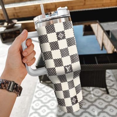 LV Engraved Tumbler Hot Trend 2026 - LXSNMC11