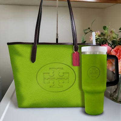 TORY BURCH HANDBAG & TUMBLER HOT TREND 2026 - LXSNMC035419