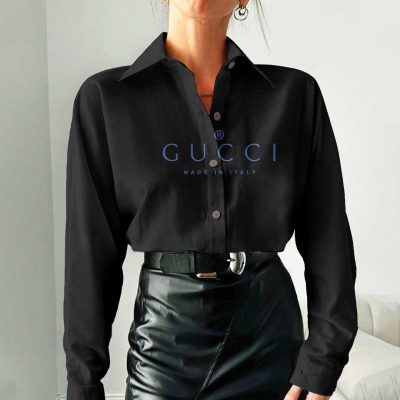 Gucci Women Long Sleeve Button Shirt | LXSTHA011218