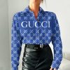 Gucci Women Long Sleeve Button Shirt | LXSTHA011208