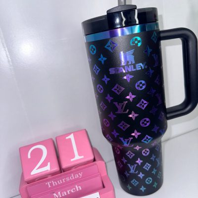LV Engraved Tumbler Hot Trend 2026 - LXSNMC15