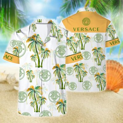 Premium Versace Coconut Tree Luxury Summer Hawaiian Track – LXSTHA012402