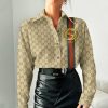 Gucci Women Long Sleeve Button Shirt | LXSTHA011237