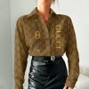 Gucci Women Long Sleeve Button Shirt | LXSTHA011241