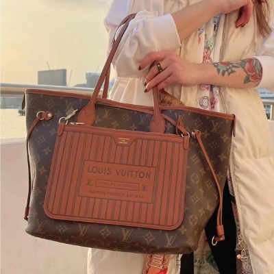 Louis Vuitton Neverfull Monogram Bag Brown NNL24118001
