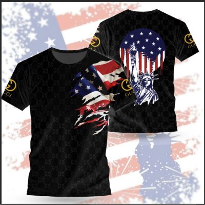 Premium GG USA Flag T-Shirt 2026 | LXSTHA011401