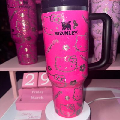 LV Engraved x HELLO KITTY Stanley Tumbler Hot Trend 2026 - LXSNMC17