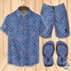 Luxury LV Combo Hawaiian Shirt, Short & Flip Flops SS2026 – LXSTHA012309