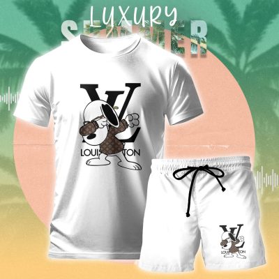Premium Louis Vuitton Unisex Set T-Shirt & Shorts TX+DK-LXCTDP007814