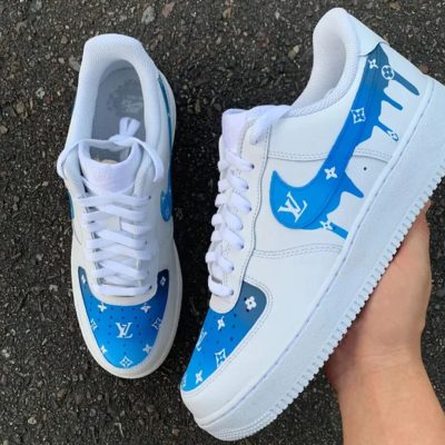 "LV Blue Black Grandiant Swoosh Dripping" AF1 Sneaker Hot 2026 F8-TDP2112C001
