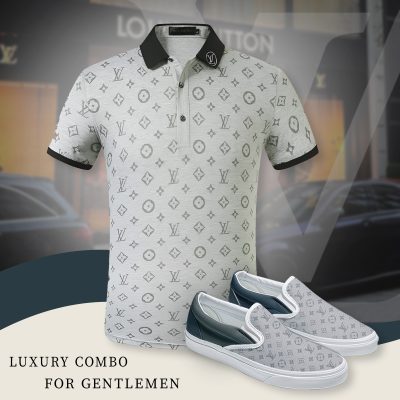 Premium LV Short Sleeve Polo Matching Slip Ons - PO+LRX-TDP2202D006