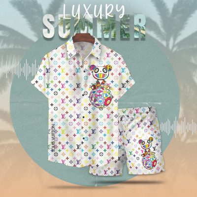 "Louis Vuitton Murakami" Luxury Summer Hawaiian Track - HAW+DK-TDP0503D014