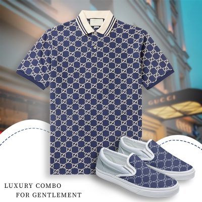 Premium GG Short Sleeve Polo Matching Slip Ons - PO+LRX-TDP2202D007