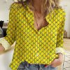 Gucci Women Long Sleeve Button Shirt | LXSTHA011209