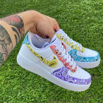 AF1 Custom Rainbow Bandana Pattern Season 2026 - F8-TDP1114C04
