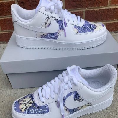 AF1 Custom Purple Gradient Bandana Pattern Season 2026 - F8-TDP1114C03