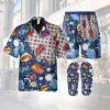 Luxury LV Combo Hawaiian Shirt, Short & Flip Flops SS2026 Blue – LXSTHA016401
