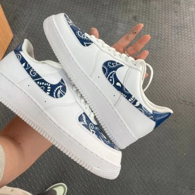AF1 Custom Blue Bandana Pattern Season 2026 - F8-TDP1114C02