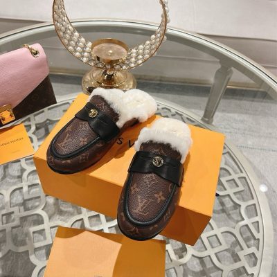 Louis Vuitton Cosy Clog Mule Monogram Brown NNL241107001
