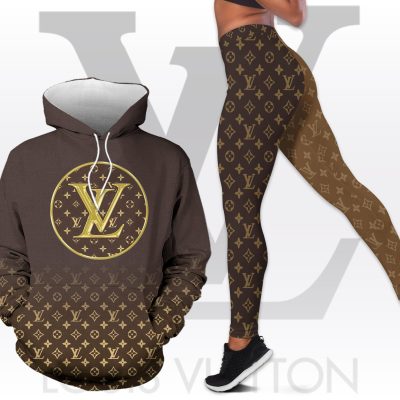 Limited LV Womens Hoodie and Leggings Set NMC0512NKT06