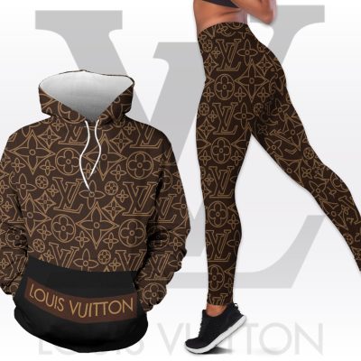 Limited LV Womens Hoodie and Leggings Set NMC0512NKT03