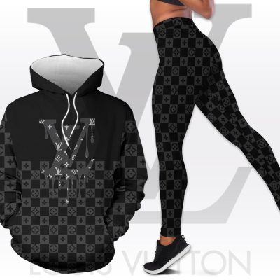 Limited LV Womens Hoodie and Leggings Set NMC0512NKT04