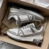 Louis Vuitton Trainers Monogram  White Grey NNL241107036