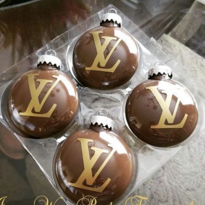 Louis Vuitton Ornaments for Christmas Tree (1 PACK 4 BALLS) NNL24111201