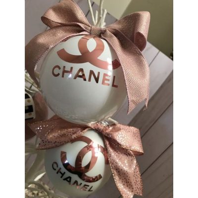 Chanel Ornaments for Christmas Tree (1 PACK 4 BALLS) NNL24111206