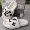 LV Paseo Flat Comfort Mules White NNL24111215