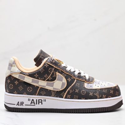 Nike Air Force 1 x Louis Vuitton Monograme Dark Brown NNL24112002