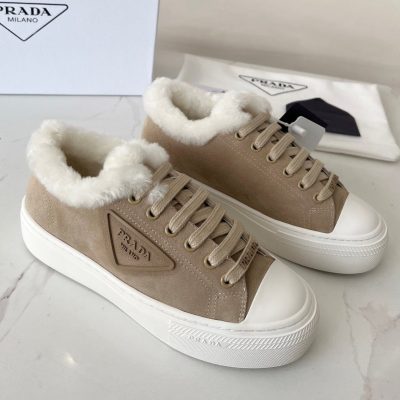 Prada Suade Ecru Sneaker NNL24112003